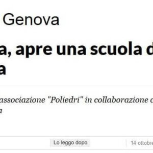 Poliedri su La Repubblica Genova