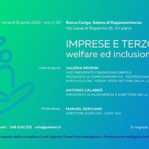 Imprese e Terzo Settore – Welfare e inclusione sociale
